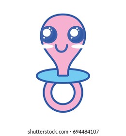 kawaii cute happy pacifier tool