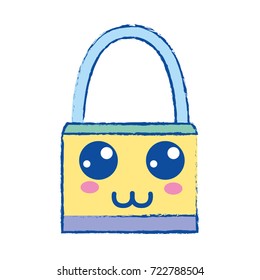 kawaii cute happy padlock security