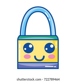 kawaii cute happy padlock security