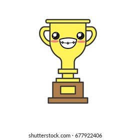 kawaii cute happy prize cup