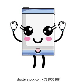 kawaii cute happy smartphone technology