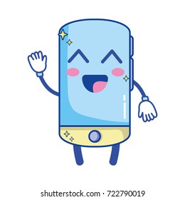 kawaii cute happy smartphone technology