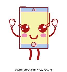 kawaii cute happy smartphone technology