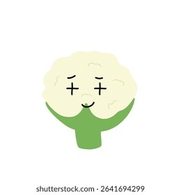 Kawaii cute smile emoticons element stock