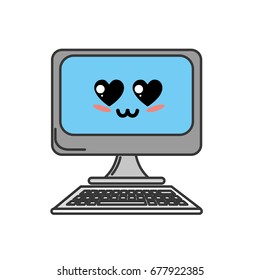 kawaii cute tender computer technology