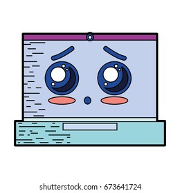 kawaii cute tender laptop technology