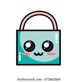 kawaii cute tender padlock element