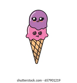 kawaii cute tender and sick ice cream