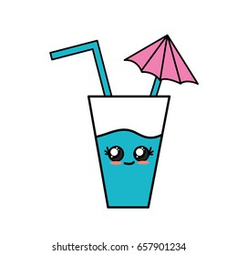 kawaii cute tender water glass