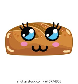 kawaii cute thinking bakery bread