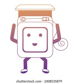 kawaii dental floss icon
