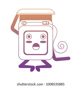 kawaii dental floss icon