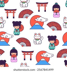 kawaii design for  background, wallpaper, print, cover, textile