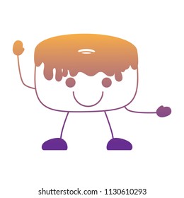 Kawaii donut icon