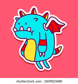 kawaii doodle cartoon monster designs for wallpaper, stickers, coloring books, pins, emblems, logos and more