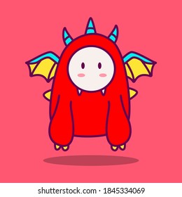 kawaii doodle cartoon monster designs for wallpaper, stickers, coloring books, pins, emblems, logos and more