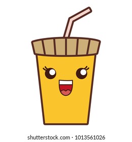 Kawaii  drink cup icon