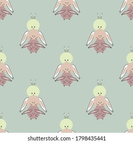 Kawaii Emoji nahtloses Muster. Kann für Druck, Vorlage, Stoff, Präsentation, Textil, Banner, Poster, Wallpaper, digitale Papier verwendet werden