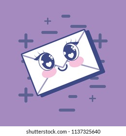 kawaii envelope icon