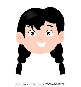 kawaii expression face girls. expressions such as smile