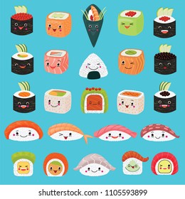 Kawaii Sushi Images Stock Photos Vectors Shutterstock