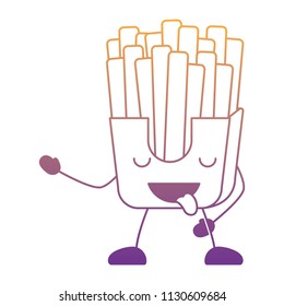 Kawaii french fries design