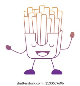 Kawaii french fries design