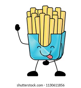 Kawaii french fries design