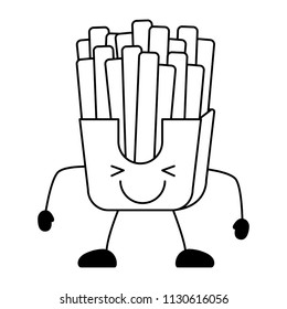 Kawaii french fries design