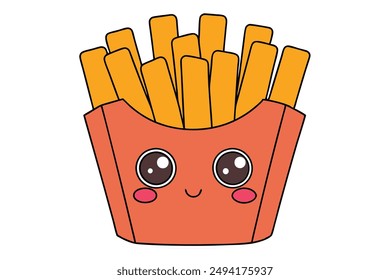  Kawaii Fries - Adorable and Cute Food Design