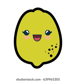 kawaii fruit icon