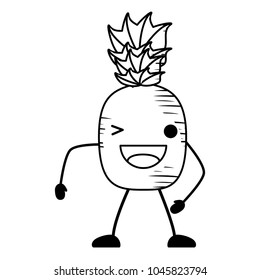 Kawaii fruits design