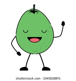 Kawaii fruits design