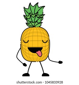 Kawaii fruits design