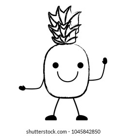 Kawaii fruits design