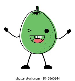 Kawaii fruits design