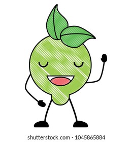 Kawaii fruits design