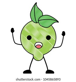 Kawaii fruits design