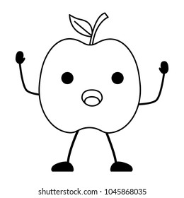 Kawaii fruits design
