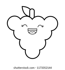 Kawaii fruits design
