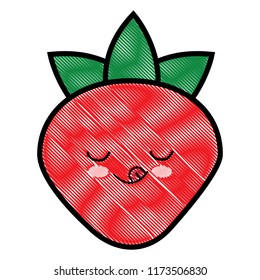 Kawaii fruits design