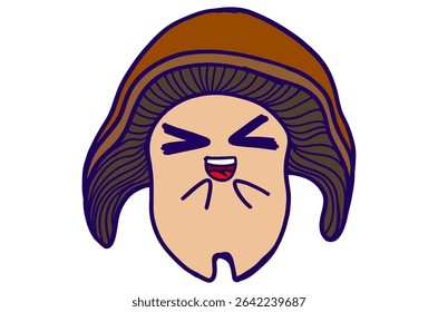 Kawaii Fungi Stickers with Giggles