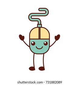 kawaii funny mouse tool designer cartoon