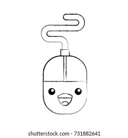 kawaii funny mouse tool designer cartoon