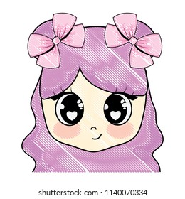 kawaii girl design