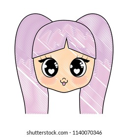kawaii girl design
