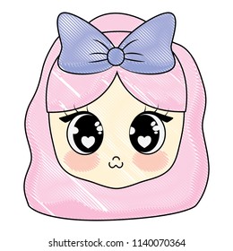 kawaii girl design