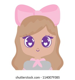 kawaii girl design