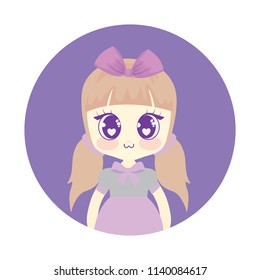 kawaii girl design