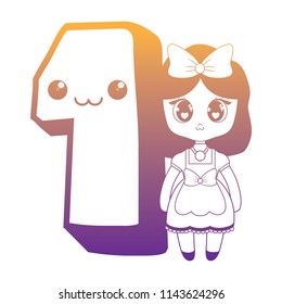 Kawaii girl design